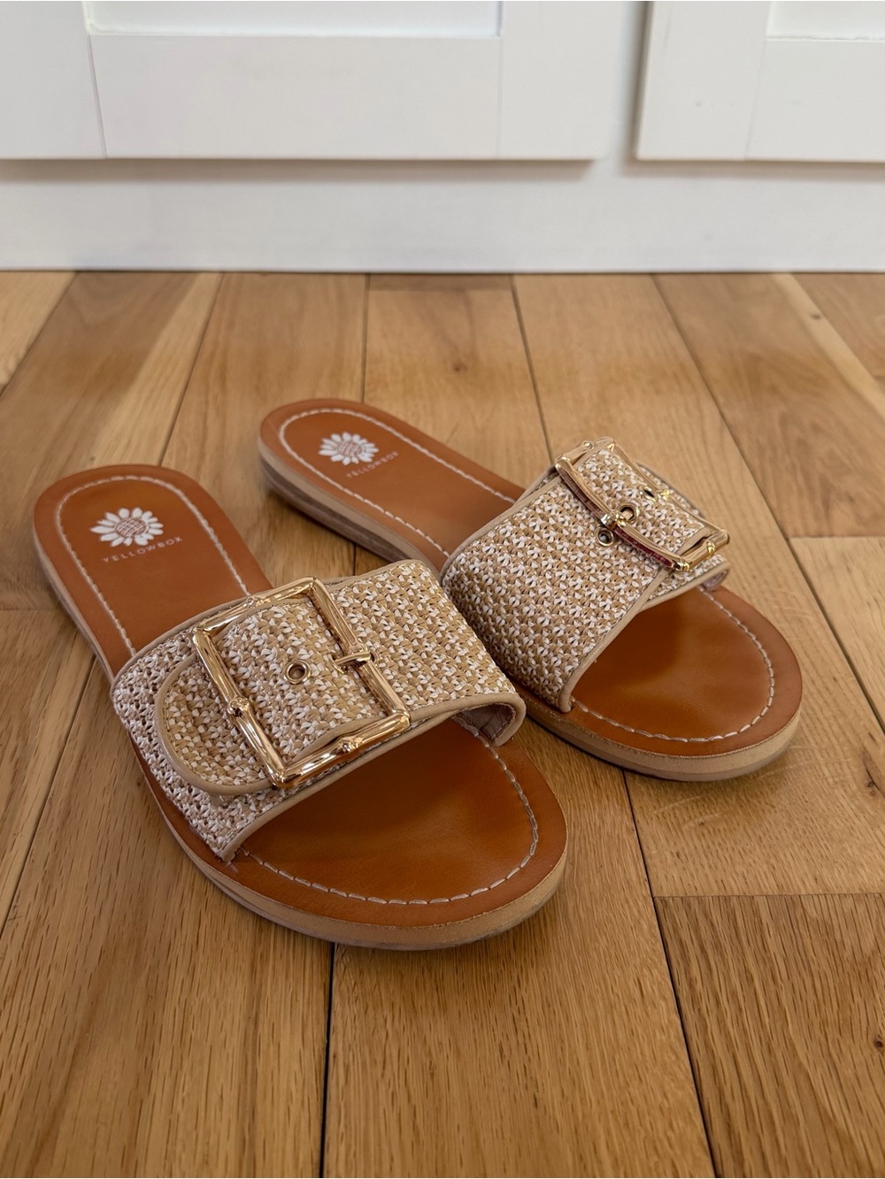 Yellow Box Womens Slide Sandal